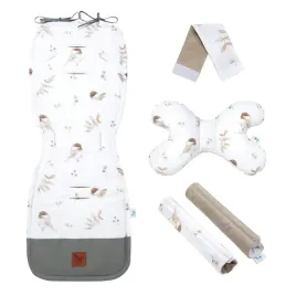 dwustronna-wkladka-do-wozka-spacerowego-zestaw-5-el-velvet-bez-wzor-wroble