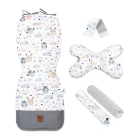 oddychajaca-wkladka-do-wozka-spacerowego-zestaw-z-poduszka-5-el-zwierzatka