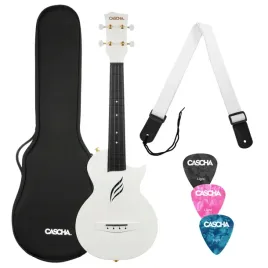 cascha-carbon-fibre-white-set-ukulele