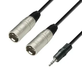 adam-hall-k3ywmm0300-kabel-mjack-2-x-xlr-m-3m