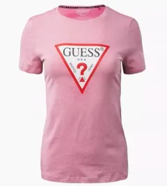 guess-damski-t-shirt-z-trojkatnym-logo-xs