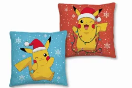 poduszka-dekoracyjna-40x40-pokemony-pikaczu-swiateczna-dwustronna