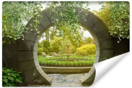 fototapeta-scienna-fontanna-park-natura-efekt-3d-rosliny-450x300