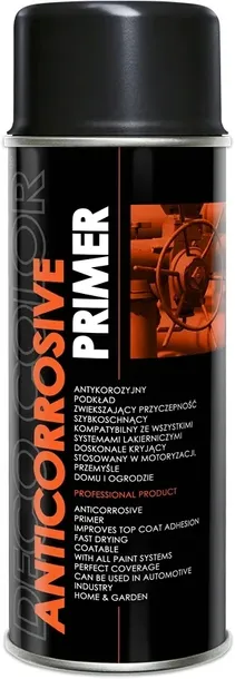 Farba podkładowa antykorozyjna spray minia CZARNA