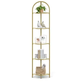 narozny-szklany-regal-na-ksiazki-ozdoby-dekoracje-zloty-glamour-158-cm