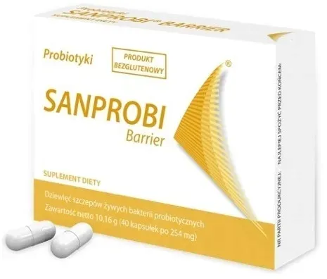 SANPROBI BARRIER Probiotyk wieloszczepowy 40 kapsułek