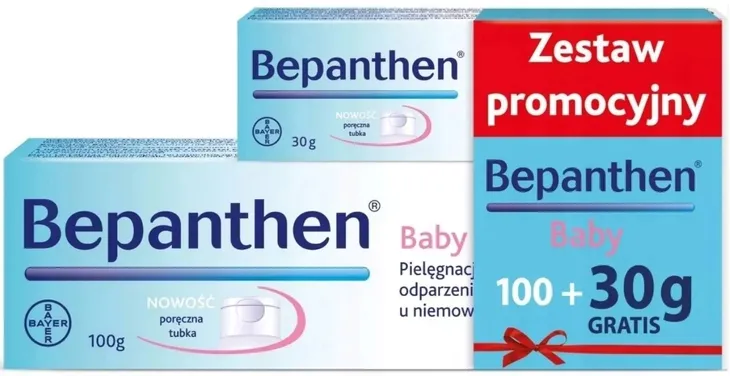 BEPANTHEN BABY Maść ochronna na odparzenia 100g + 30g