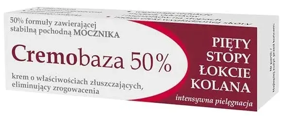 CREMOBAZA 50% Krem z mocznikiem zrogowacenia 30g