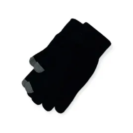 rekawiczki-zimowe-damskie-czarne-pieciopalczaste-uni-one-size