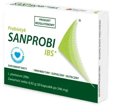 SANPROBI IBS Jelita Probiotyk 20 kapsułek