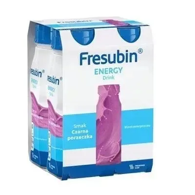 FRESUBIN ENERGY DRINK o smaku Czarna porzeczka 4x200ml