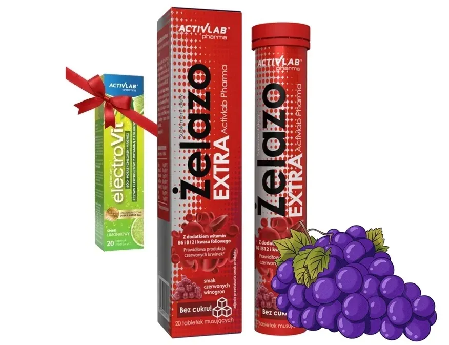 zelazo-extra-o-smaku-winogron-activlab-20-tabletek-postac-tabletki-musujace