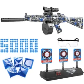 pistolet-na-kulki-zelowe-mp5-automat-celownik-5000-kulek-tarcza-elektryczna