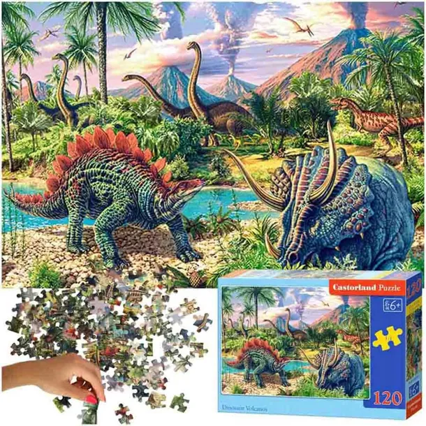 puzzle-120-elementow-dinozaury-castor-4-liczba-elementow-120