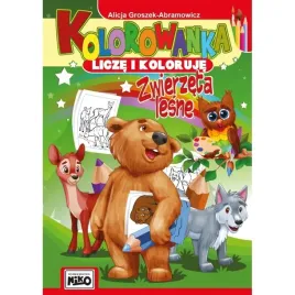 kolorowanka-dla-dzieci-licze-i-koloruje-w-lesie