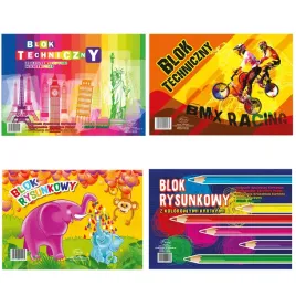 zestaw-4-blokow-rysunkowy-techniczny-a4-wyprawka-bialy-i-kolorowy