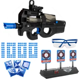 pistolet-na-kulki-zelowe-p90-automat-celownik-okulary-tarcza-elektroniczna