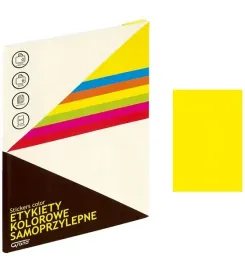 papier-samoprzylepny-etykieta-zolta-a4-25-ark
