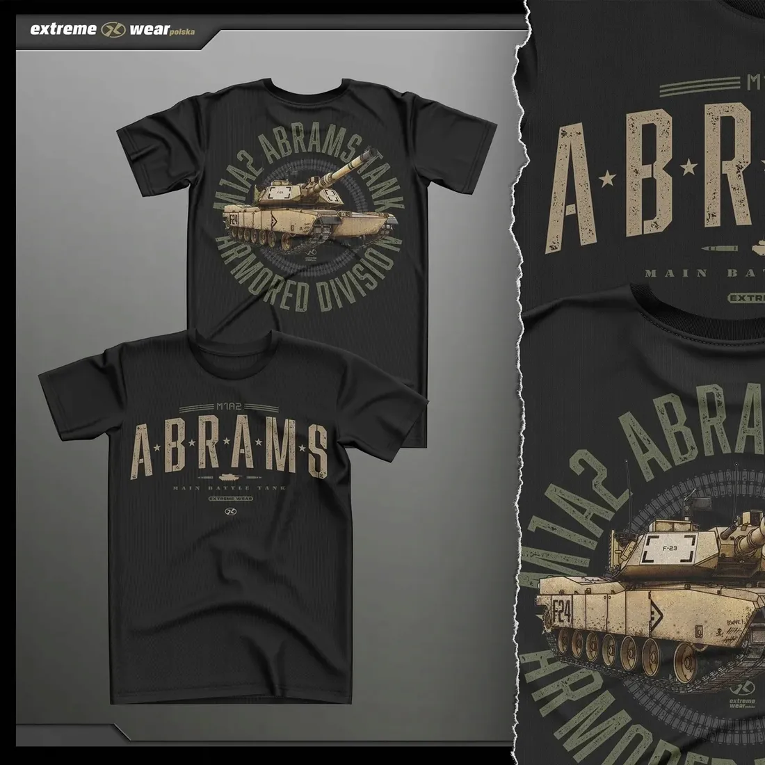 koszulka-z-czolgiem-abrams-m1a2-stan-nowy