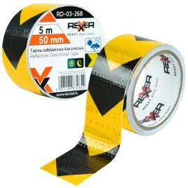 tasma-odblaskowa-konturowa-kierunkowa-samoprzylepna-zolto-czarna-50-mm-5-m