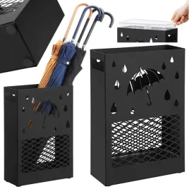 prostokatny-czarny-stojak-na-parasole-metalowy-parasolnik-z-ociekaczem