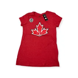 koszulka-t-shirt-damski-adidas-88-burns-hockey-canada-nhl-xl