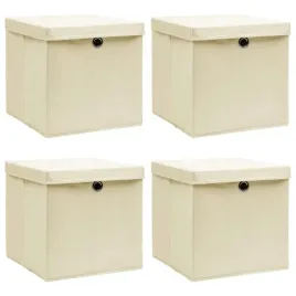 pudla-z-pokrywami-4-szt-kremowe-32x32x32-cm-tkanina-lumarko