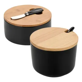 zestaw-kuchenny-cukiernica-maselnica-z-pokrywka-i-nozem-czarna