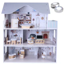 drewniany-domek-dla-lalek-lili-balkon-mebelki-zabawka-lampki-led-zestaw