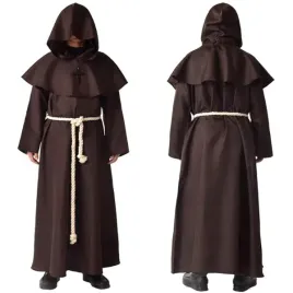 stroj-mnich-mnicha-zakonnika-ksiedza-brazowy-l