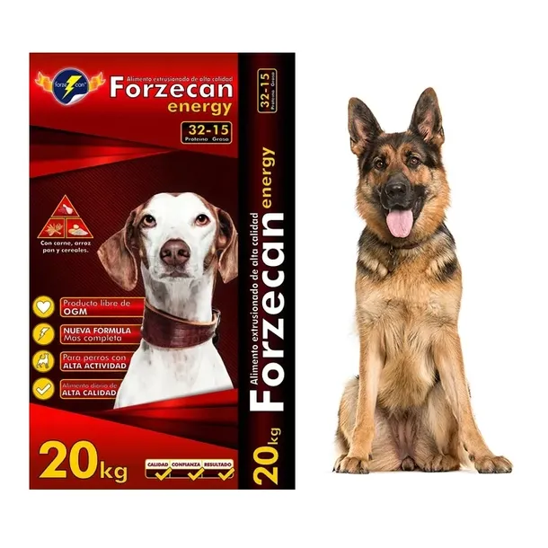 Forzecan Energy DLA OWCZARKA 51% mięsa BezGMO 20kg