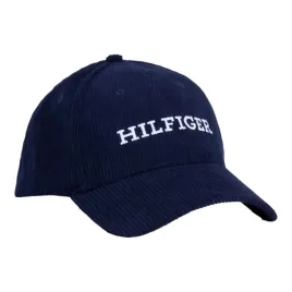 tommy-hilfiger-czapka-z-daszkiem-monotype-cordoroy-cap-granatowa-am0am11990