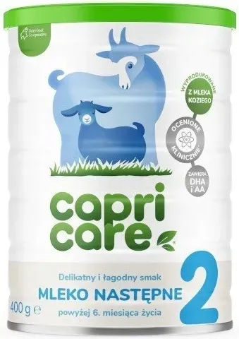 Capri CARE 2 KOZIE MLEKO NASTĘPNE 7-12 miesiąc życia dziecka 400g