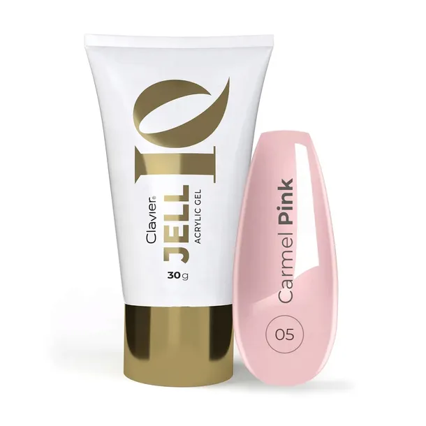 Akrylożel Budujący Do Przedłużania Paznokci AcrylGel JELLIQ- Carmel Pink 05
