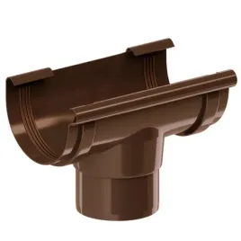lej-spustowy-pvc-system-rynnowy-75-63-jasny-braz-ral-8017-krop