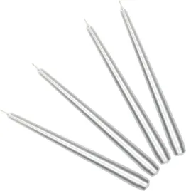 zestaw-swieca-stozek-srebrna-metalik-stolowa-swieczka-klasyczna-swiece-4szt