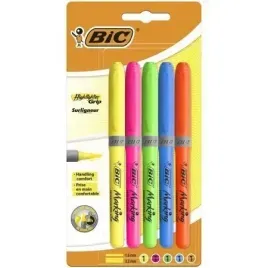 bic-zakreslacze-highlighter-grip-mix-5-sztuk