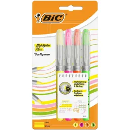 bic-zakreslacz-highlighter-4-sztuki