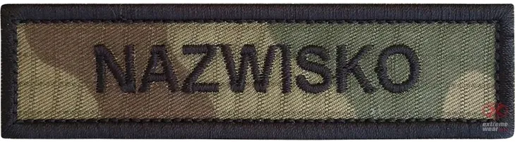Naszywka NAME IMIE Wojskowa Patch Nazwisko Mundur