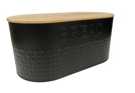 czarny-chlebak-metalowy-bambusowa-deska-do-krojenia-drewniana-pokrywa-ch03