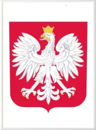 godlo-polski-w-ramie-aluminiowej-plexi-21x297-bialej