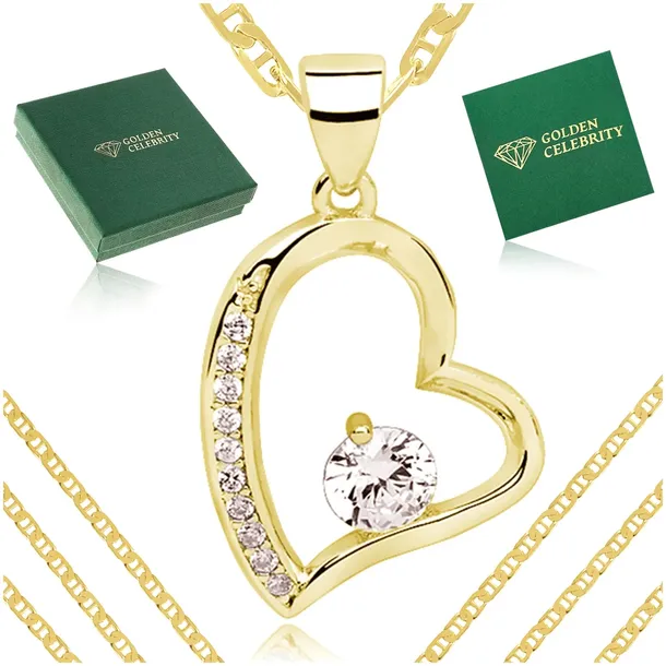 ZŁOTY ŁAŃCUSZEK GUCCI + ZAWIESZKA 925 PREZENT DLA KOBIETY NA 18 20 URODZINY