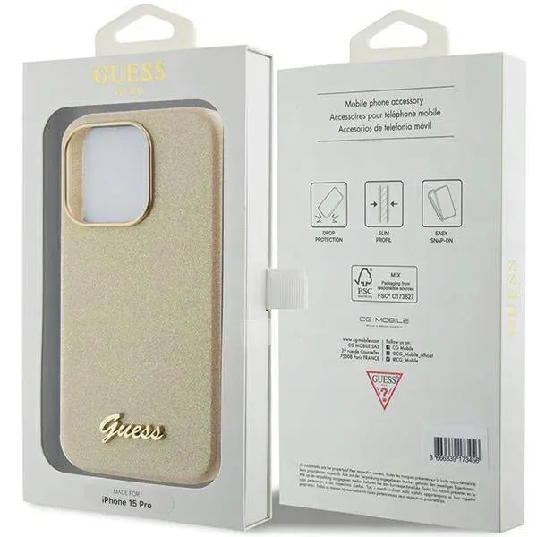 etui-do-iphone-15-pro-or-guess-guhcp15lpgmcsd-glitter-glossy-script