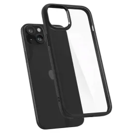 etui-do-iphone-15-plus-or-spigen-crystal-hybrid-matte-black