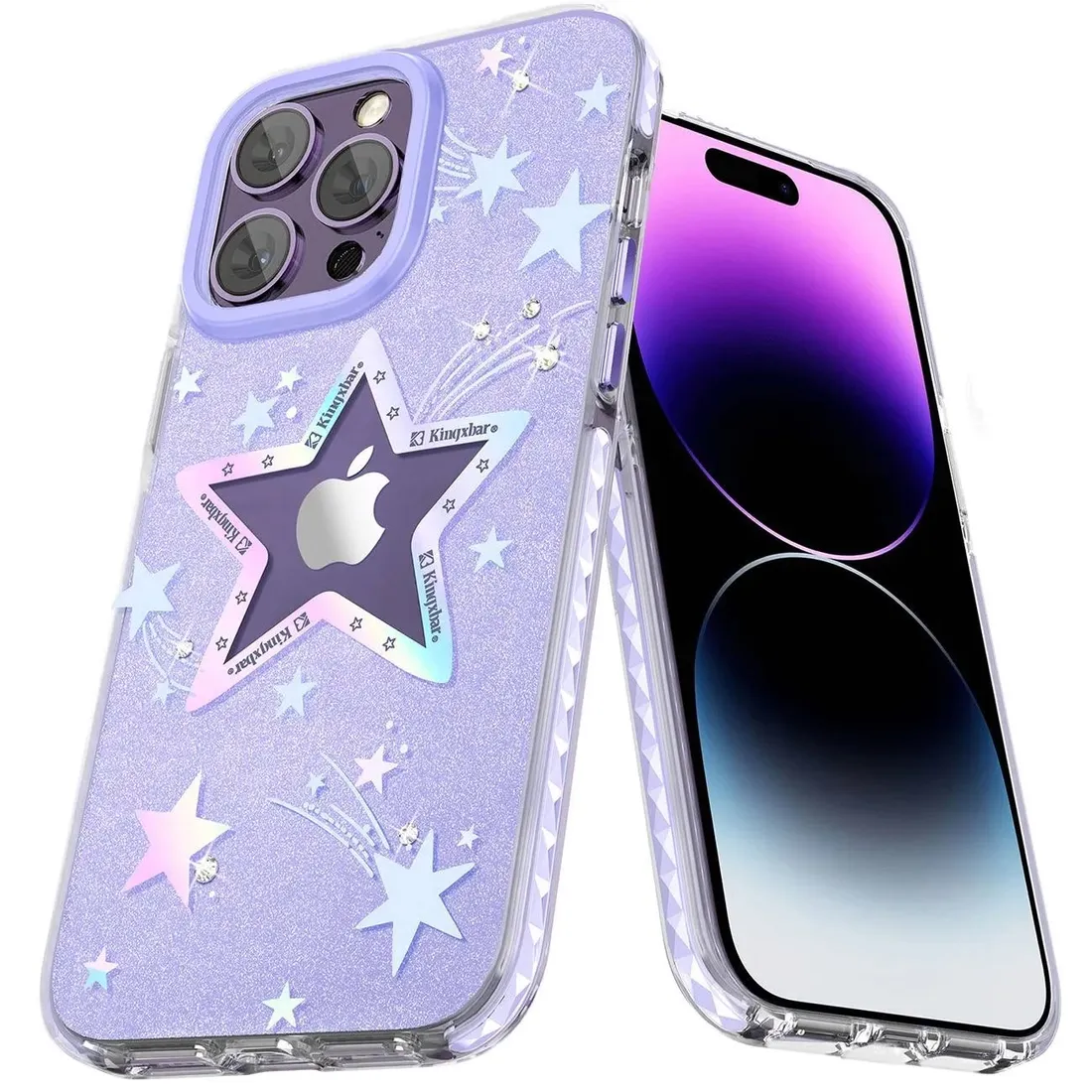 etui-do-iphone-14-plus-kingxbar-heart-star-series