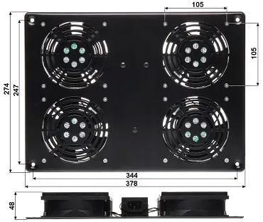 panel-wentylatorow-a19-4w-do-szafy-rack-stan-nowy
