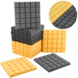 maty-wygluszajace-panele-akustyczne-kostka-wypukla-8x-szara-8x-zolta-4m2