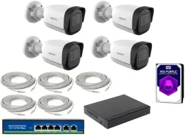 monitoring-4-kamery-tubowe-2mpx-poe-vidi-ipc-32t