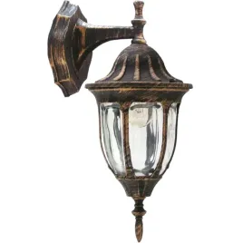 kinkiet-scienny-zewnetrzny-ogrodowy-do-dolu-patyna-zloty-klasyczny-polux