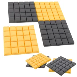 maty-wygluszajace-panele-akustyczne-kostka-wypukla-2x-szara-2x-zolta-1m2